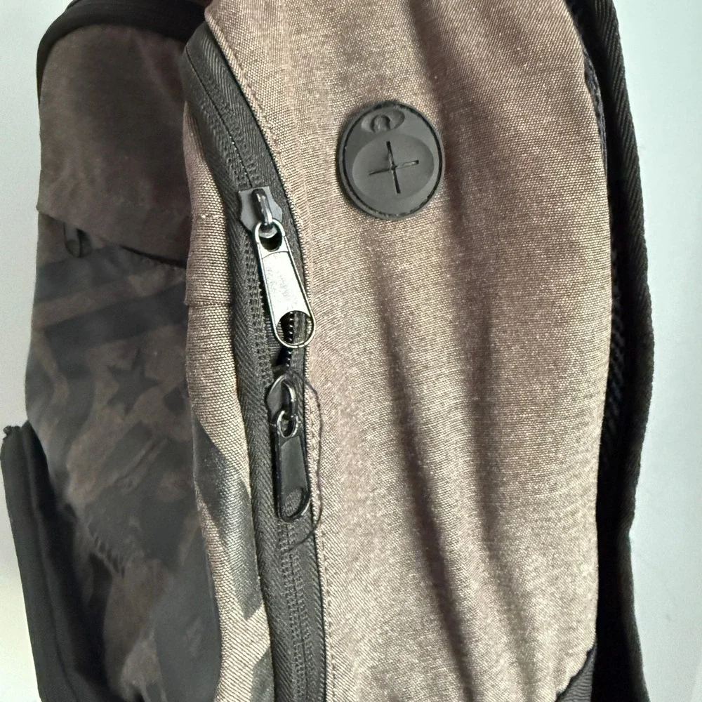 Metal Mulisha Backpack‎ Black Gray Red Skull Stars Logo Laptop Travel Bag